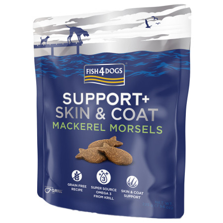 Poslastice za pse Fish4Dogs Coat Mackerel Morsels 225g