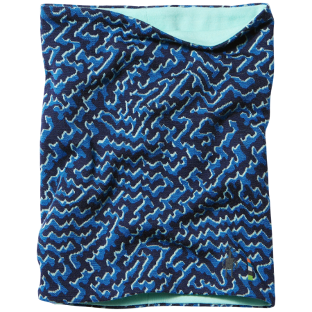 Višenamjenski šal Smartwool Thermal Merino Reversible Neck Gaiter plava PACIFIC BLUE RETRO LINE
