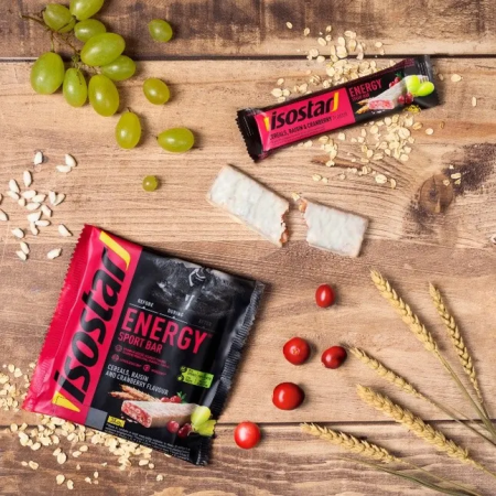 Energetske pločice Isostar Sport energy bar brusinka 40g
