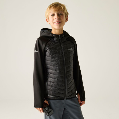 Dječja jakna Regatta Junior Andreson Hybrid Black/Sealgr