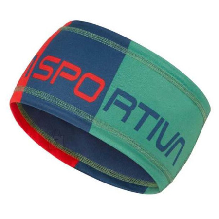 Traka za glavu La Sportiva Diagonal Headband 2021 plava/zelena Poppy/Opal