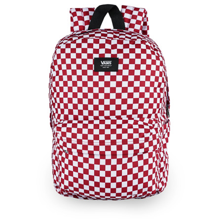 Ruksak Vans MN Old Skool Check Backpack crvena/bijela ChiliPepper/Checkerboard