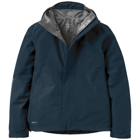 Ženska jakna Rab Downpour Jacket Wmns plava