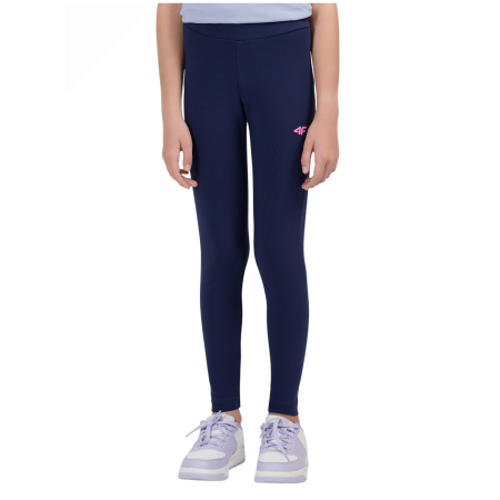 Dječje tajice 4F Tights Cas F318 Navy tamno plava Navy