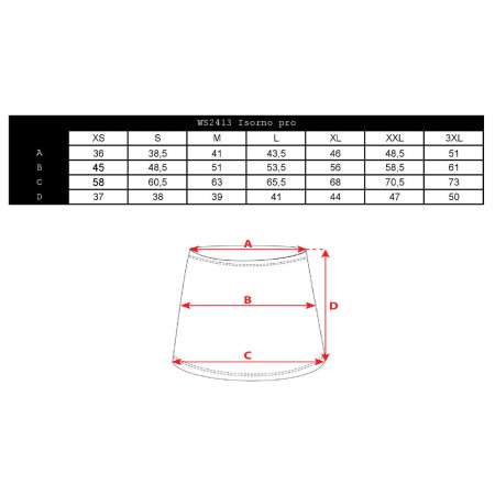 Ženska biciklistička suknja Silvini Isorno Pro
