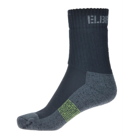 Čarape Elbrus Diran crna Black/DarkGrey/AppleGreen