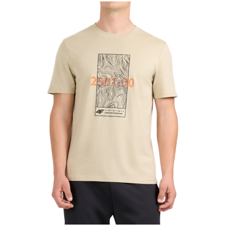 Muška majica 4F Tshirt M3571 bež Beige