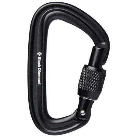 Karabiner Black Diamond Liteforge Screwgate crna Black