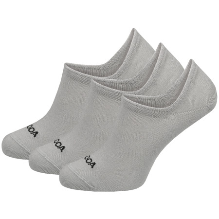 Čarape MOOA Essential Invisible 3-pack siva grey