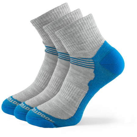Čarape Zulu Merino Lite Women 3 pack siva/plava