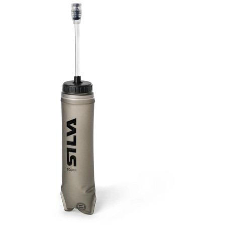Sklopiva boca Silva Soft Flask 500ml Straw siva light grey