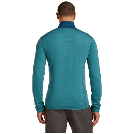 Muške funkcionalne majice dugih rukava Icebreaker Men Merino Blend 300 RealFleece™ Descender LS Zip