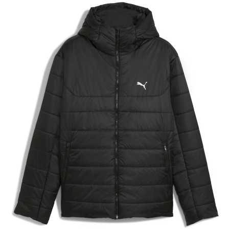 Muška jakna Puma ESS Hooded Padded Jacket crna PUMA Black