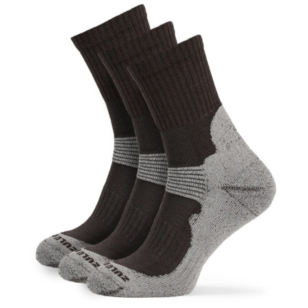 Čarape Zulu Merino Allseason 3-pack siva/smeđa grey/brown