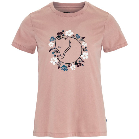 Ženska majica Fjällräven Fjällblomster Fox T-shirt W ružičasta Chalk Rose