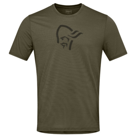 Muška majica Norrona femund equaliser merino T-shirt tamno zelena Olive Night