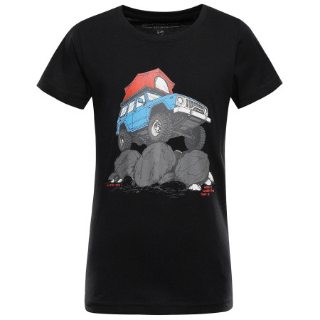 Dječja majica Alpine Pro Ecomo 4 Black