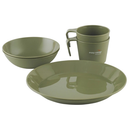 Set pribora za jelo za 2 osobe Easy Camp Moss 2 Dine Set zelena