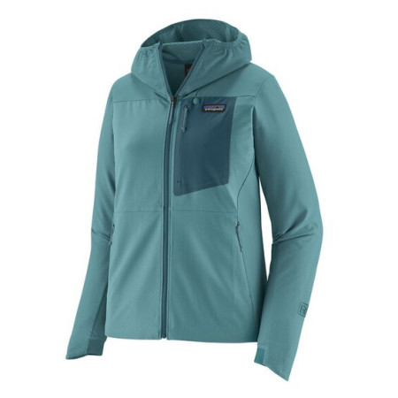 Ženska softshell jakna Patagonia R1 CrossStrata Hoody