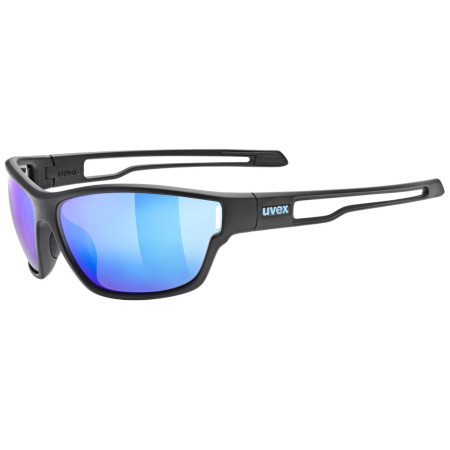 Sunčane naočale Uvex Sportstyle 806 crna/plava Black Matt/Mir.Blue