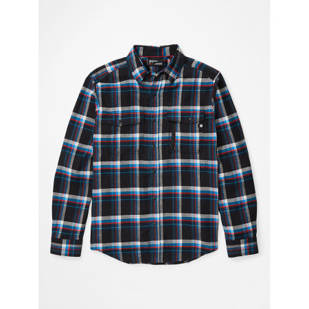 Muška košulja Marmot Tromso Midweight Flannel LS crna Black