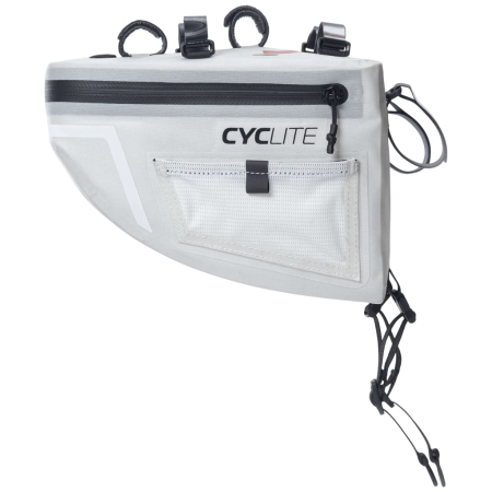 Torba za upravljač Cyclite Handle Bar Aero Bag bijela bílá