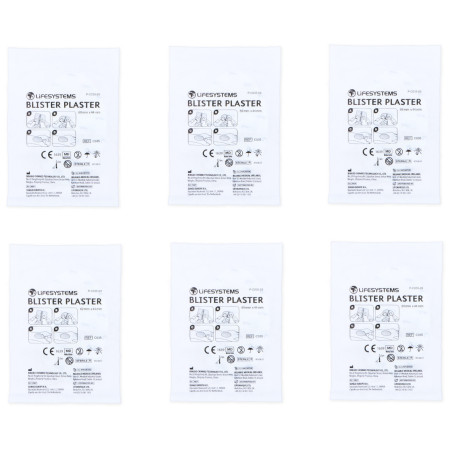 Izložbeni samoljepljivi flasteri Lifesystems Blister Plasters 6 Pack