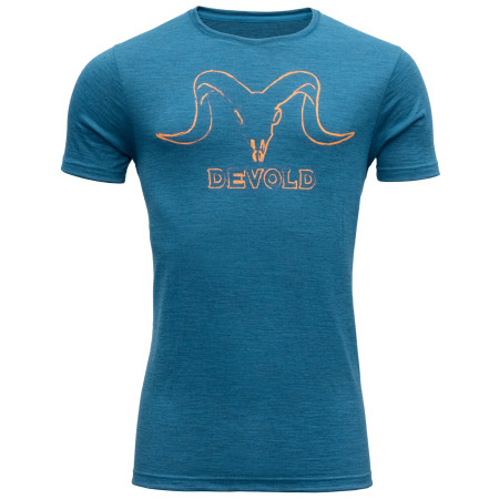 Muška majica Devold Skull Man Tee plava BlueMelange