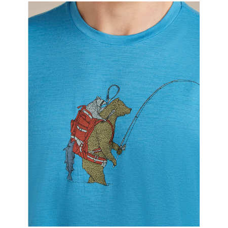 Muške funkcionalne majice Icebreaker Merino 150 Tech Lite SS Tee Bear Catch
