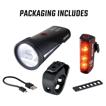 Prednje / zadnje svjetlo Sigma Aura 100 + Blaze Link