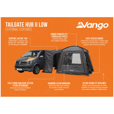 Šator za kamper Vango Tailgate AirHub II Low