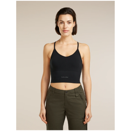 Sportski grudnjak Icebreaker Merino Blend 260 Seamless Rib Strappy Tank