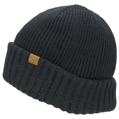 Vodootporna kapa SealSkinz WP Cold Wthr Roll Cuff Beanie crna Black