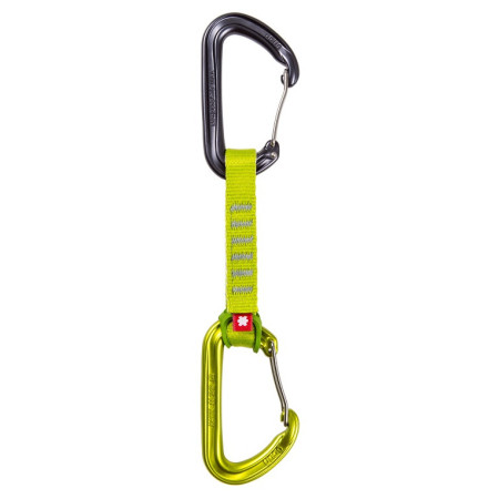 Pakiranje kompleta za penjanje Ocún HAWK QD WIRE ECO-PES 16 mm 10 cm 6-pack svijetlo zelena