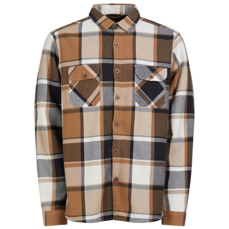 Muška košulja Fundango Roddy Lined Shirt smeđa coffee