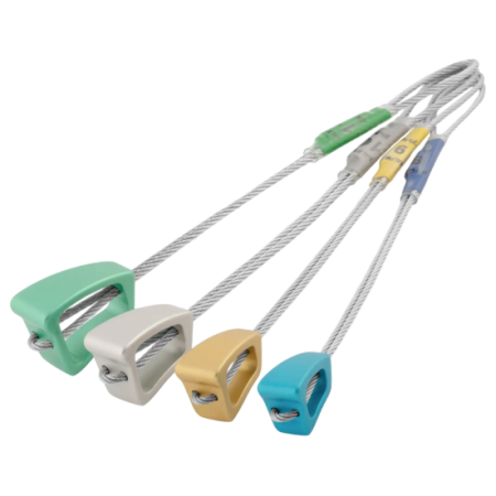 Set mehaničkih klinova za penjanje i alpinizam DMM Halfnut Set 8-11 Assorted