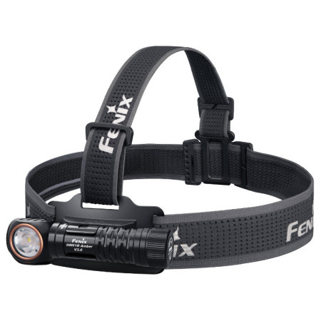 Čeona svjetiljka Fenix HM61R Amber V3.0 crna black