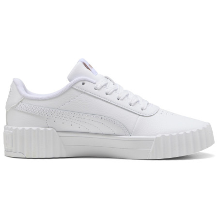 Dječja obuća Puma Carina 3.0 Jr White-Gold bijela PUMA White-PUMA Gold