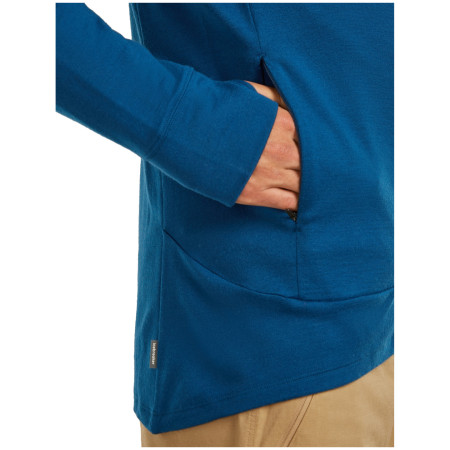 Muške funkcionalne majice dugih rukava Icebreaker M Mer 260 Quantum IV LS Zip Hoodie