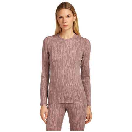 Ženska funkcionalna majica Icebreaker Women Merino 260 Tech Vertex LS Crewe Delta Lines AOP