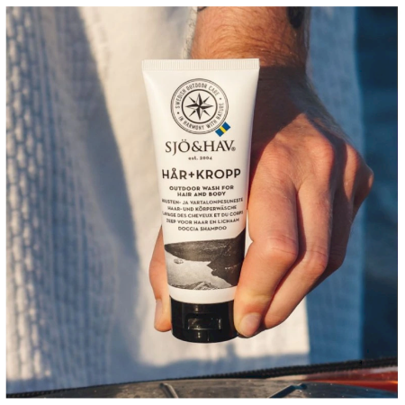 Šampon za putovanje Sjö&Hav Biorazgradivi univerzalni outdoor sapun za tijelo i kosu 75 ml