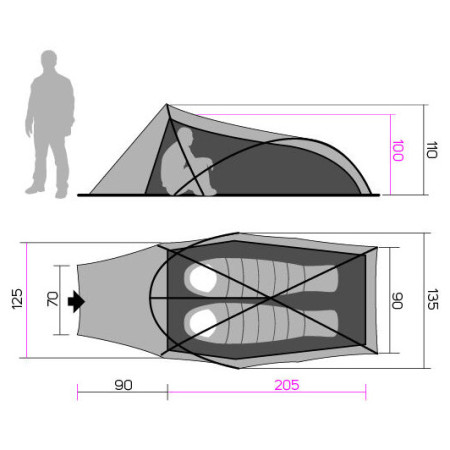 Šator Hannah Hawk 2