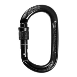 Karabiner Ocún OSPREY screw crna Black