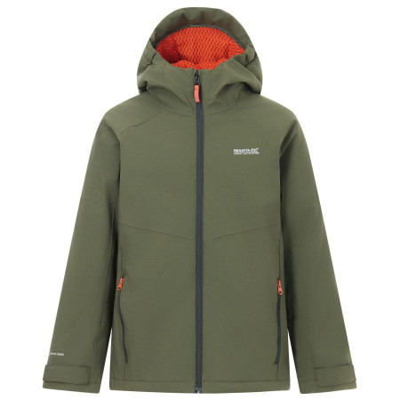 Dječja zimska jakna Regatta Hillain Warm Lined Dark Khaki kaki DrkKhaTea