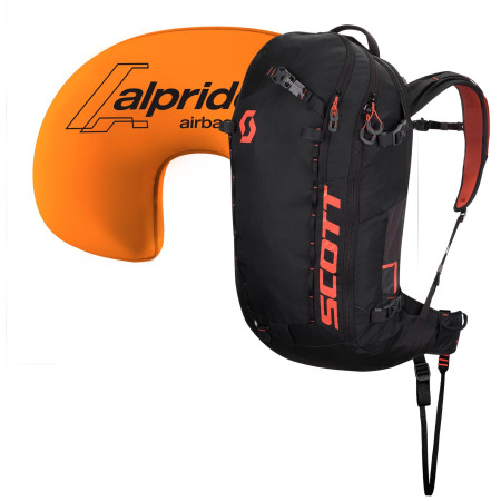 Lavinove torbe s airbagom Scott Pack Patrol E1 40 Kit crna/narančasta Black/BurntOrange