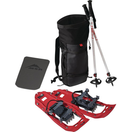 Set MSR Snowshoe Kit crvena/crna Red/Black