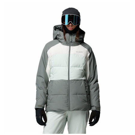Ženska jakna Columbia Ava Alpine™ Puffer Jacket siva/plava Sedona Sage, Sea Salt, Tea Light