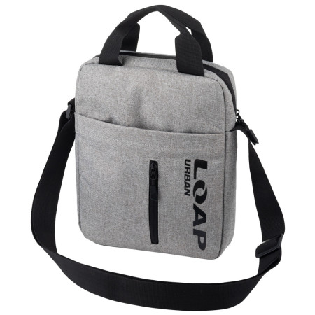 Torba preko ramena Loap Dorn siva/crna