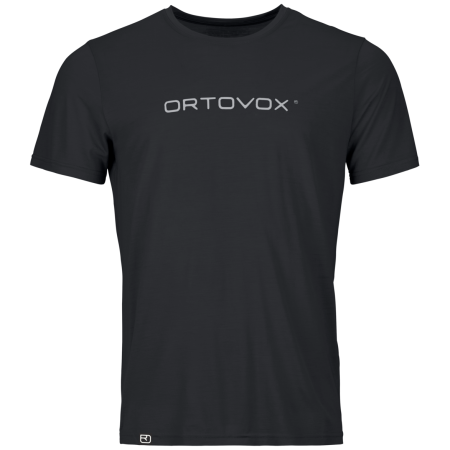 Muške funkcionalne majice Ortovox 150 Cool Brand Ts M crna Black Raven