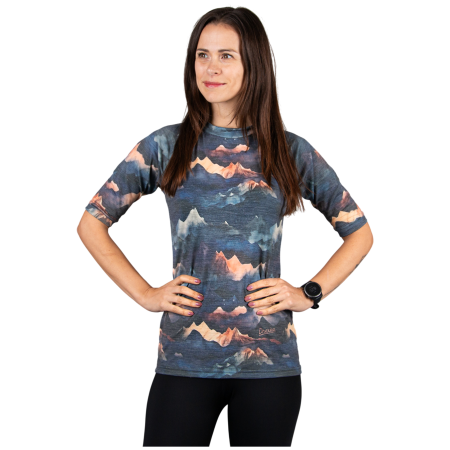 Ženska funkcionalna majica Drexiss All Alpine Peaks Merino Active